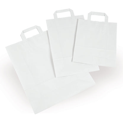 Papier Tragetasche Weiss