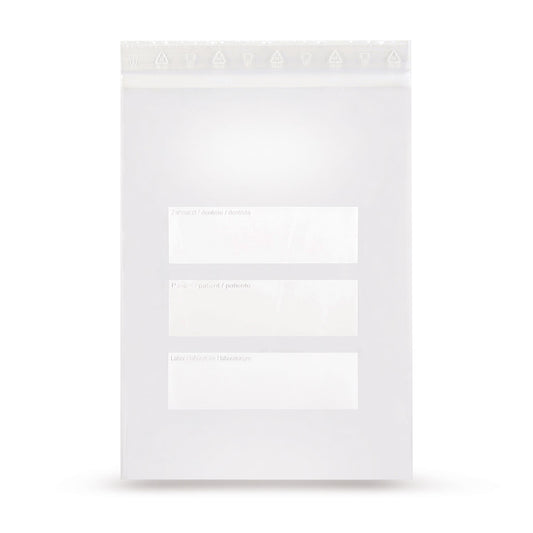 LDPE-Druckverschlussbeutel mit Kängurutasche Dentalbeutel 50 mµ