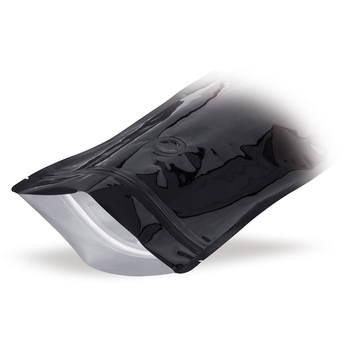 Stand Up Pouches Black with Aroma Protection Valve Detail 3