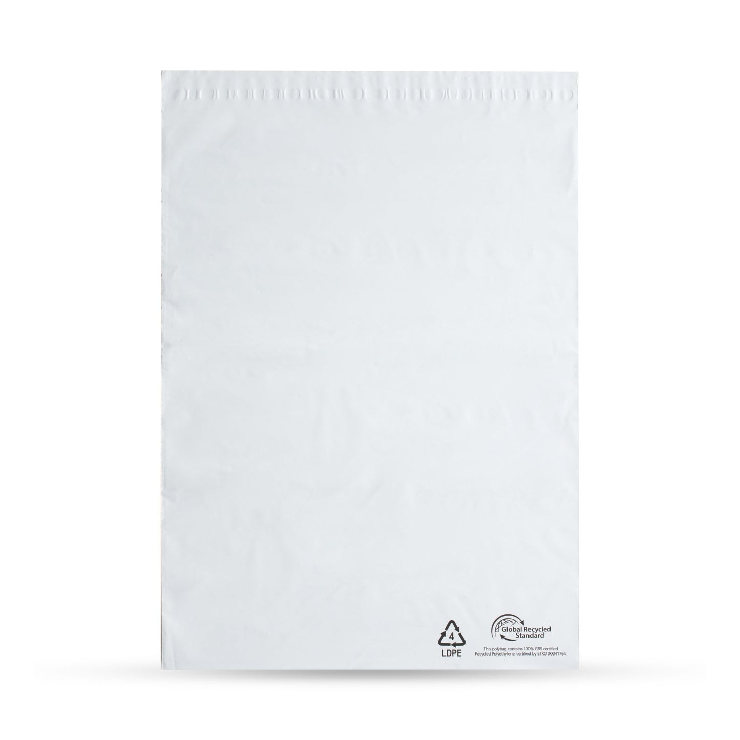 Versandtasche 100 % recyceltes Polyethylen, Global Recycled Standard zertifiziert (GRS)