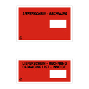 Lieferschein- und Dokumententasche Fenster rechts